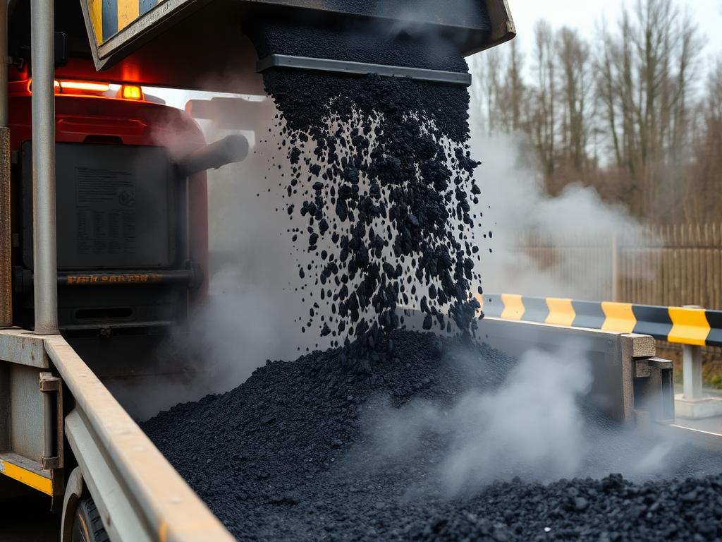 Heißer Asphalt ca. 4,5 t – sofort abzuholen