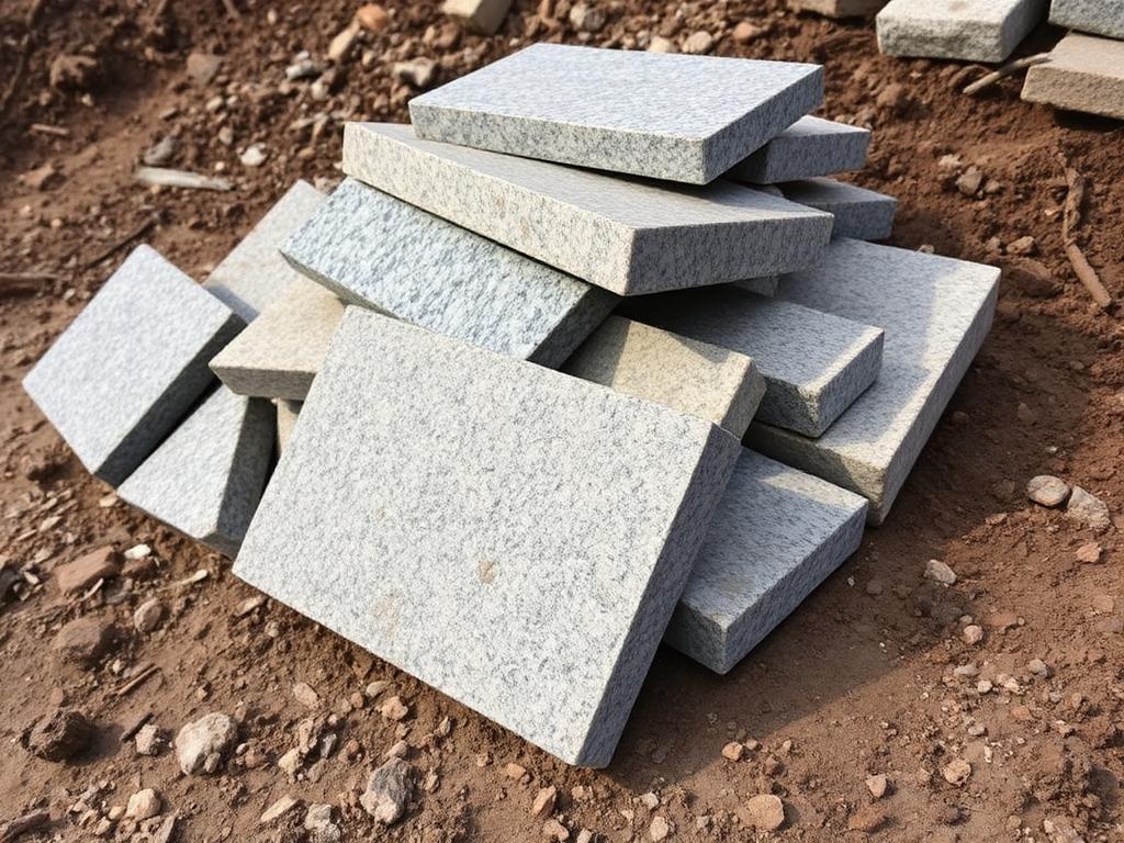 Granitbordsteine 15/25 aus Rückbau