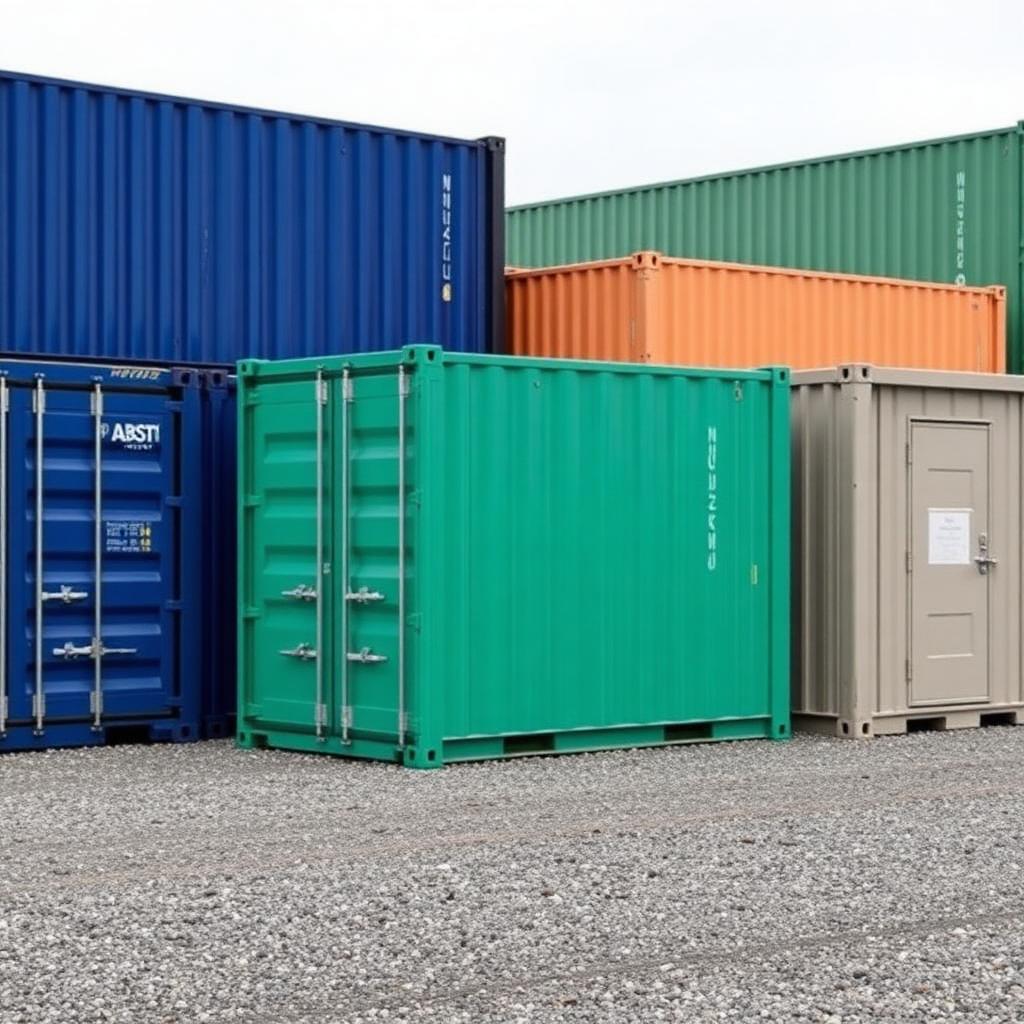 Gebrauchter 20-Fuß Baucontainer / Materialcontainer