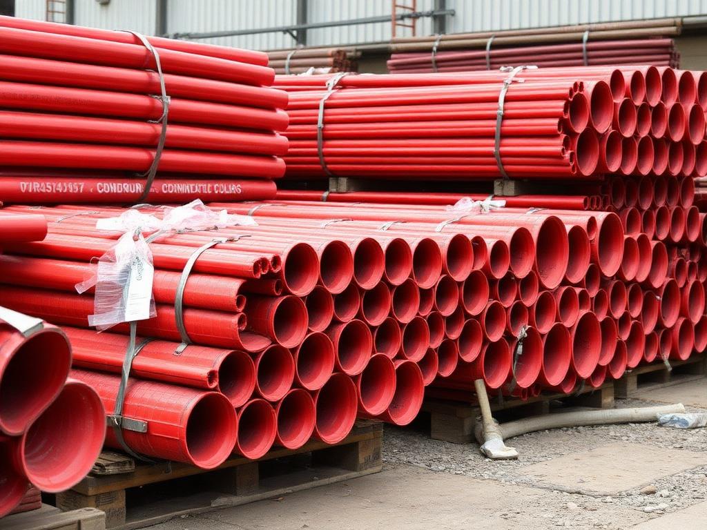 Kabelschutzrohr DN 110 rot – 4 Paletten