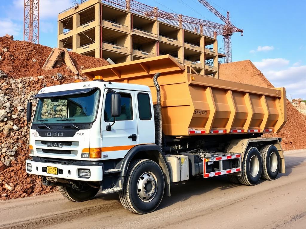 3-Achs-Kipper 26 t – Baustellenverkehr, TÜV neu