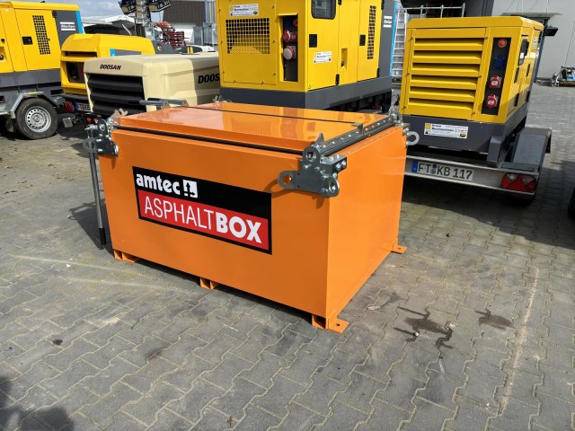 Asphalt-Thermobox 250 l – beheizt, für Pritsche